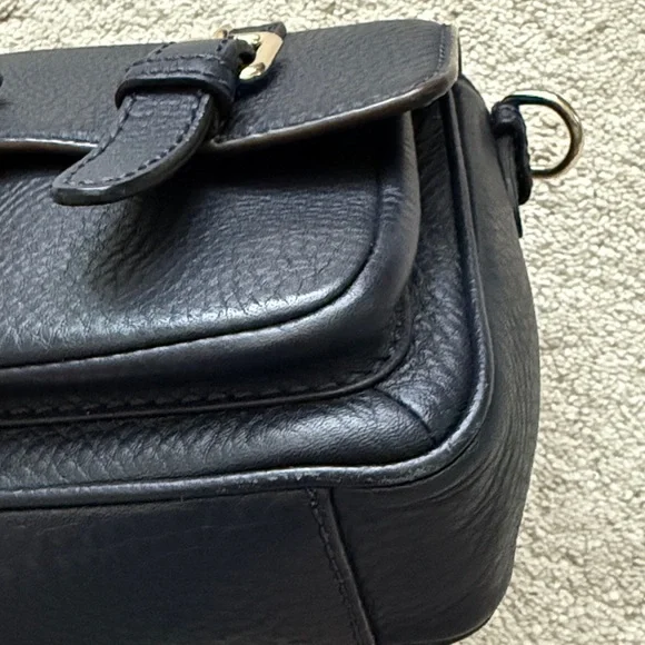 Kate Spade Navy Leather Satchel Bag - Picture 12 of 12